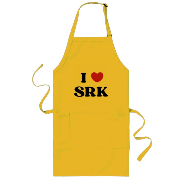 I love SRK - I Love Shahrukh Khan Långt Förkläde (Framsidan)