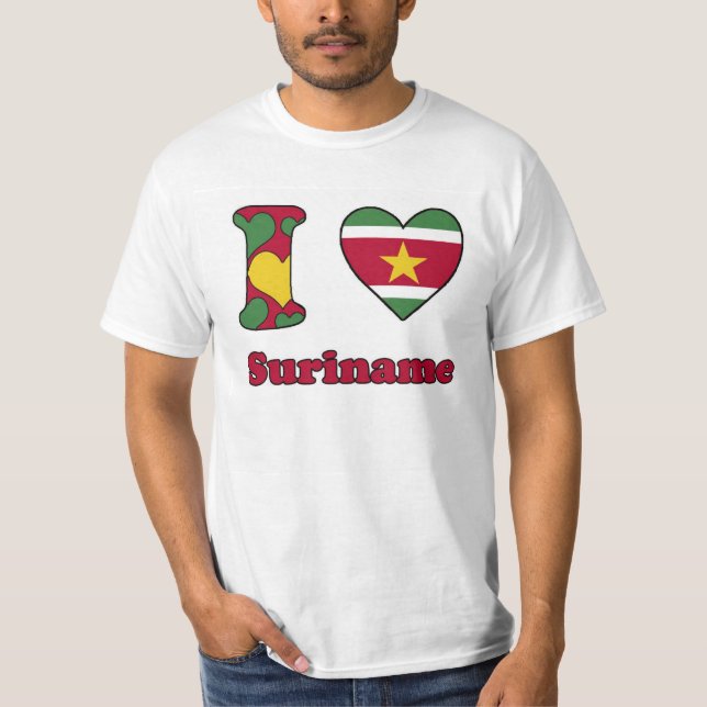 I love Suriname T-shirt (Framsida)