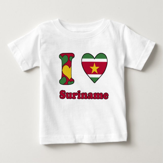 I love Suriname Tröja (Framsida)