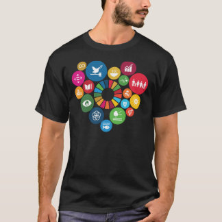 I Love Sustainable Development Goals SDGs 2030 Ess T Shirt