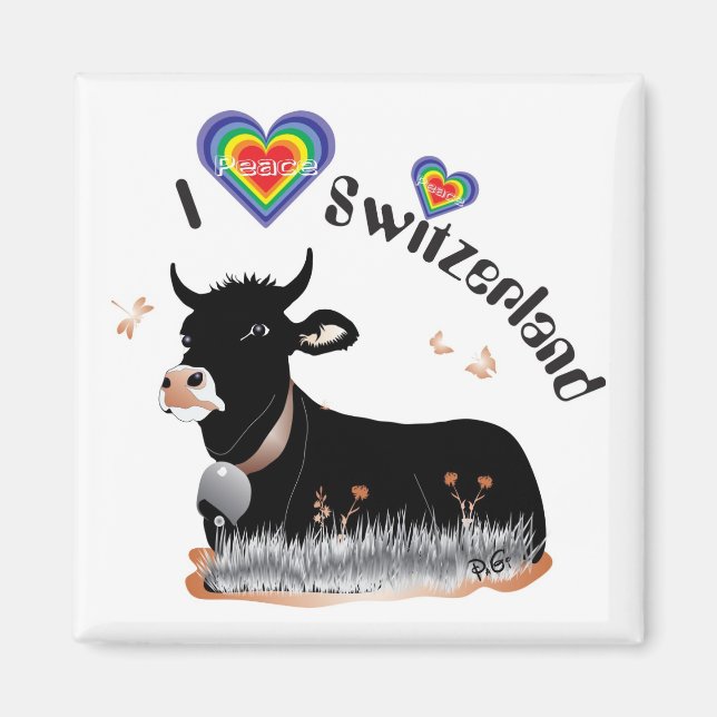 I love Switzerland Magnet (Framsidan)