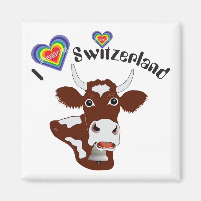 I love Switzerland Magnet (Framsidan)