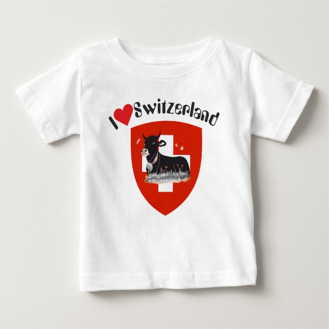 I love Switzerland T-Shirt (Framsida)