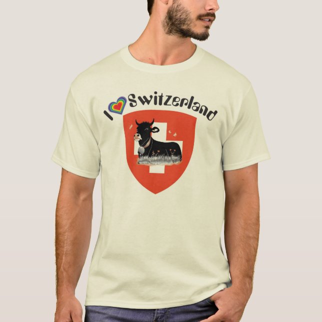 I love Switzerland T-Shirt (Framsida)