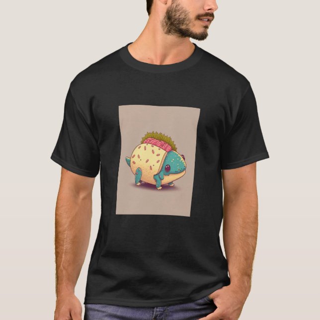 I Love Tacos Morphed Axolotl Taco  3 T Shirt (Framsida)