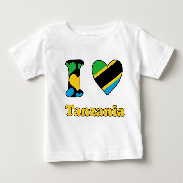 I love Tanzania T-shirt (Framsida)