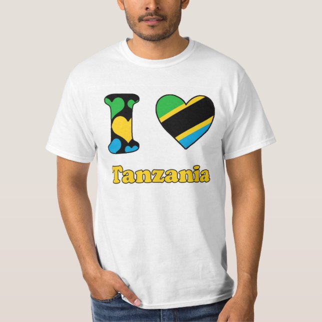 I love Tanzania Tee (Framsida)