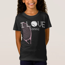 I love Tennis T Shirt