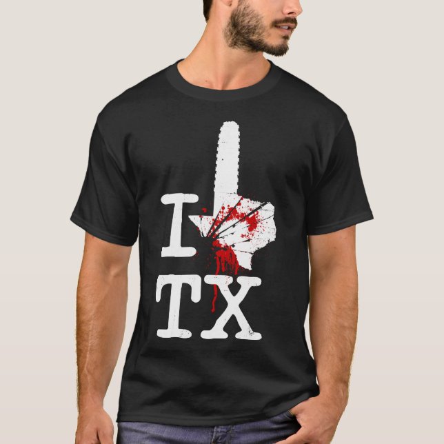 I Love TEXAS CHAINSAW Essential T-Shirt (Framsida)