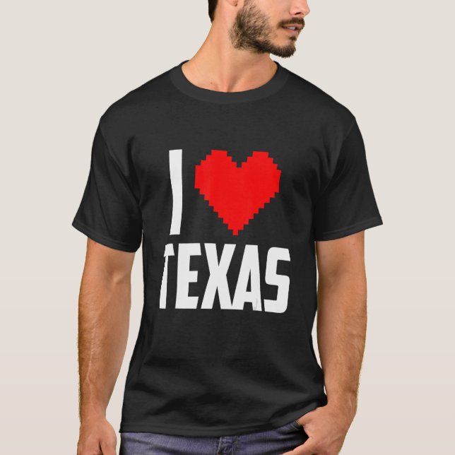 I love Texas T Shirt (Framsida)