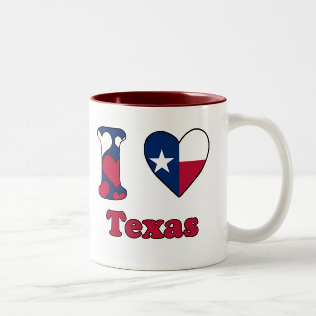 I love Texas Två-Tonad Mugg (Höger)