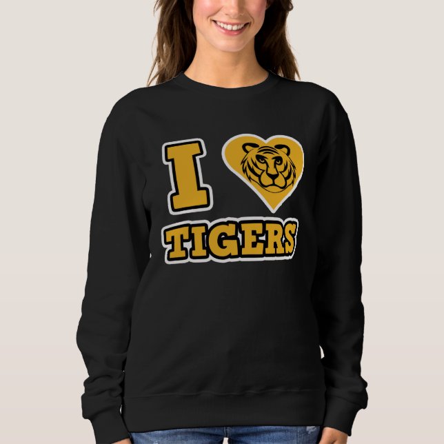 I Love Tigers  Tiger Cat  Tiger T Shirt (Framsida)