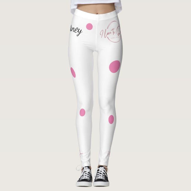 I love to Dance  leggings (Framsida)