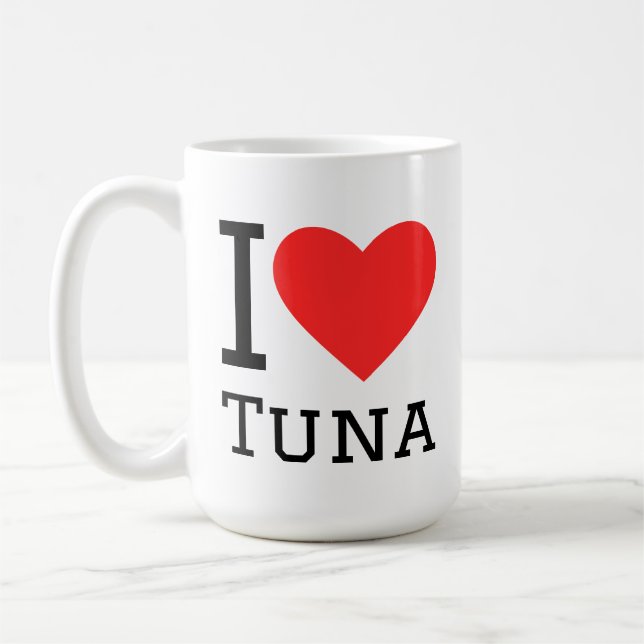 I love tuna kaffemugg (Vänster)