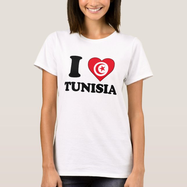 I love Tunisia Tee (Framsida)