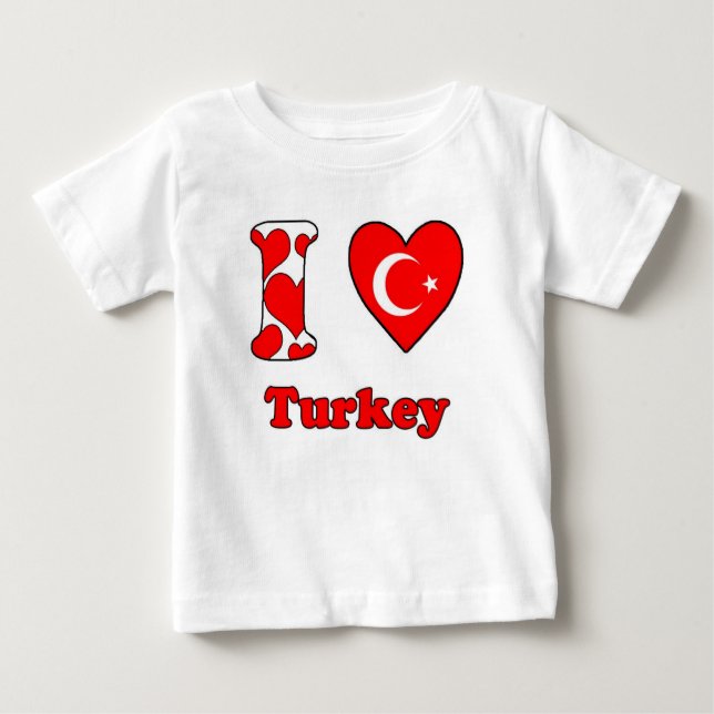 I love Turkey T-shirt (Framsida)