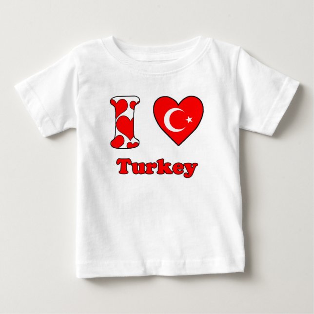 I love Turkey Tröja (Framsida)