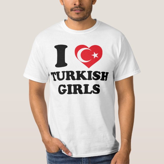 I love Turkish Girls Tee (Framsida)