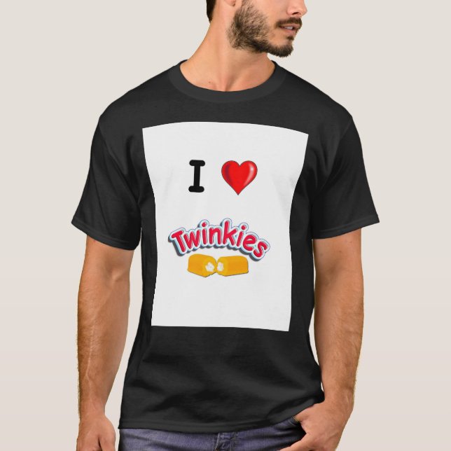 I Love Twinkies T Shirt (Framsida)
