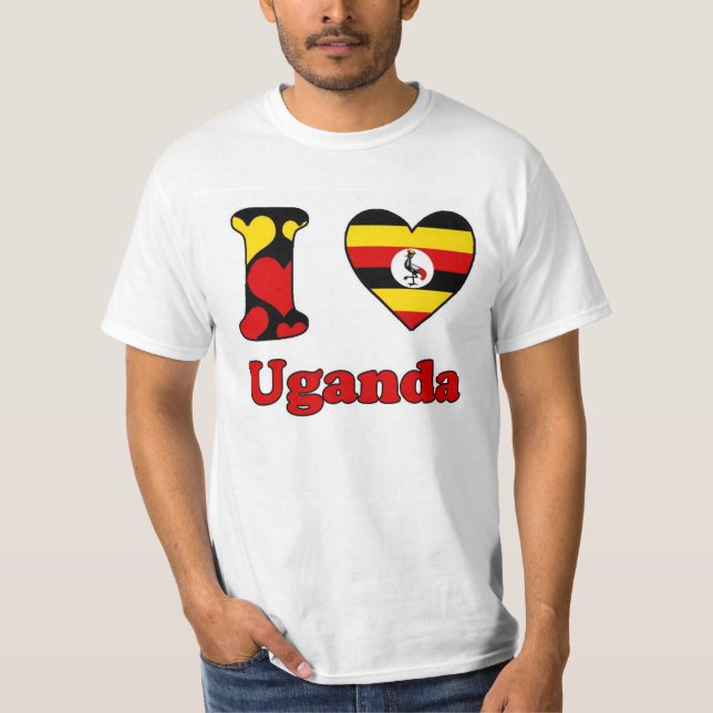 I love Uganda Tee (Framsida)