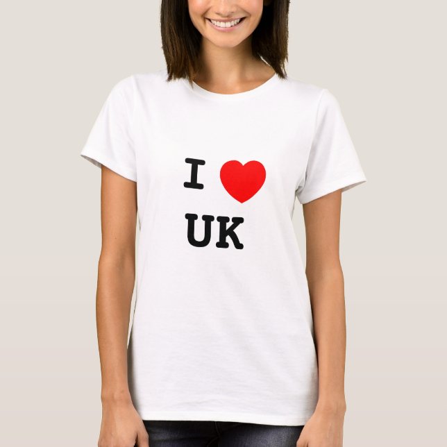 I LOVE UK T-SHIRT (Framsida)