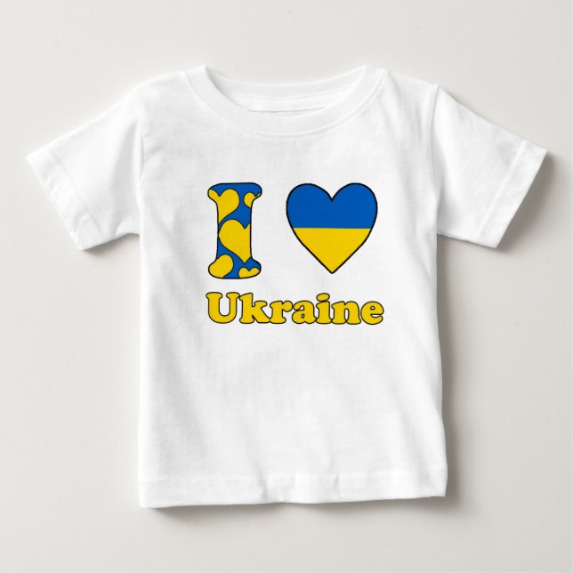 I love Ukraine Tröja (Framsida)