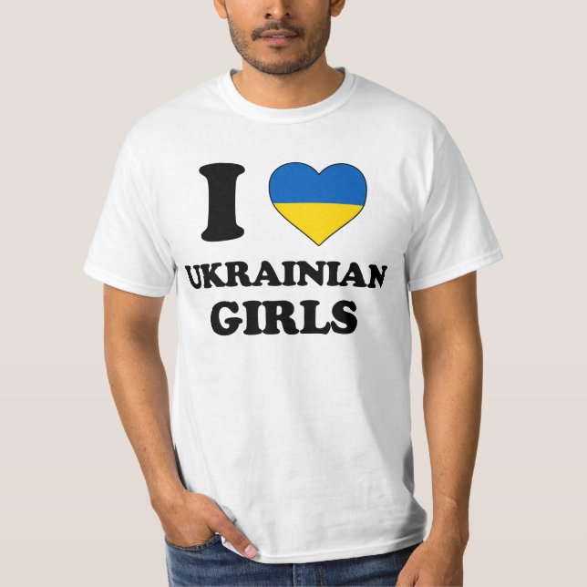 I love Ukrainian Girls Tröja (Framsida)