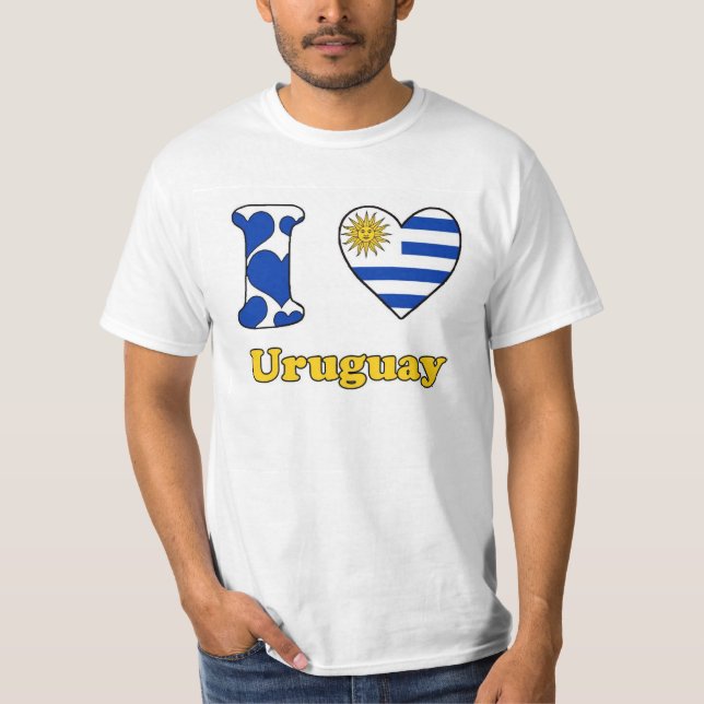 I love Uruguay Tröja (Framsida)