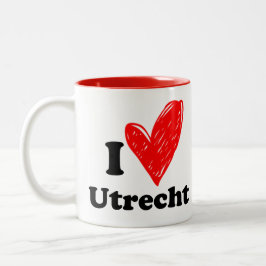 I love Utrecht Två-Tonad Mugg