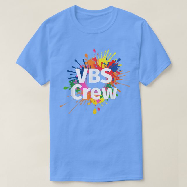 I Love VBS 2022 Crew Vacation Bible School Paint S T Shirt (Design framsida)