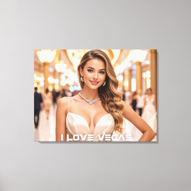 I LOVE VEGAS CANVASTRYCK (Framsida)