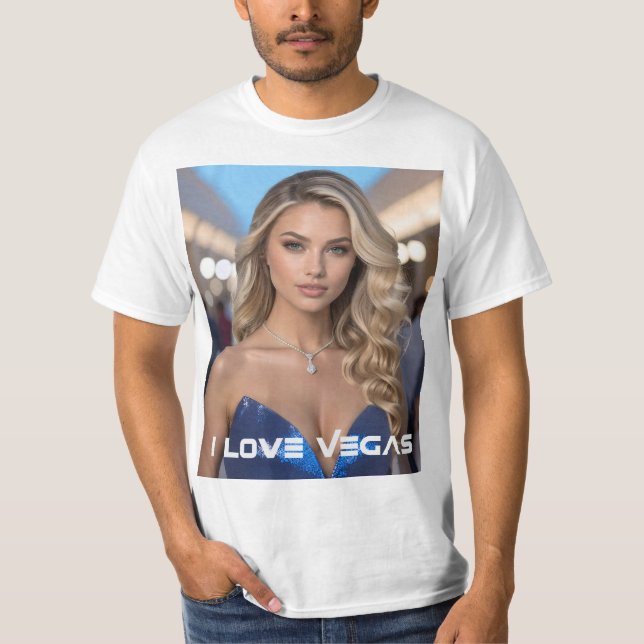I LOVE VEGAS T SHIRT (Framsida)