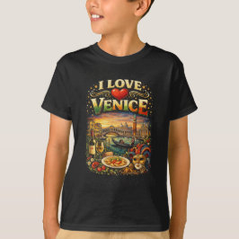 I Love Venice T Shirt