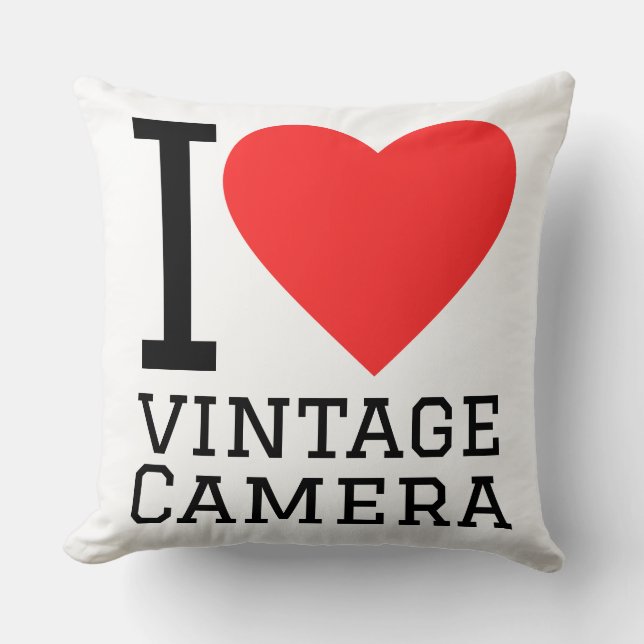 I love vintage camera  kudde (Framsida)
