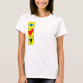 i love west coast swing / dance t-shirt
