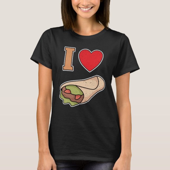 I love wraps t shirt (Framsida)