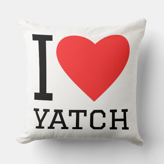 I love yatch kudde (Framsida)