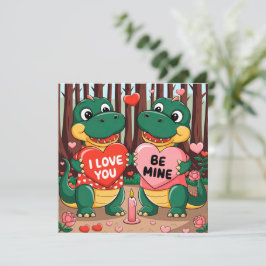 I love you - Be mine  Inbjudningar