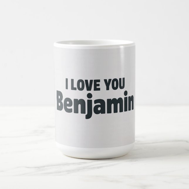 I Love You Benjamin Kaffemugg (Center)