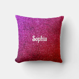 I love you chic pink glitter background Abstract Kudde