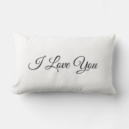 I Love You Coussin décoratif Lumbarkudde