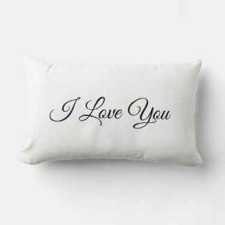 I Love You Coussin décoratif Lumbarkudde