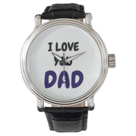 I Love you dad Elegant and Modern Armbandsur