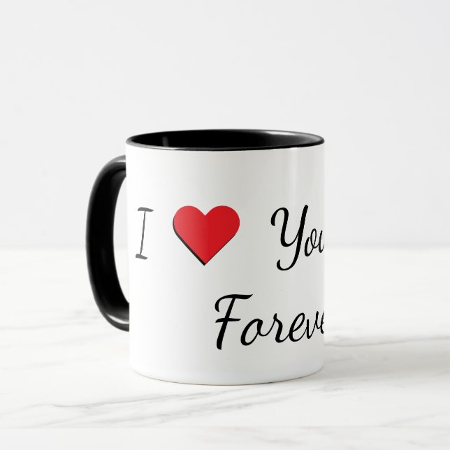 "I Love You Dad, Forever" Mug Mugg (Framsida vänster)
