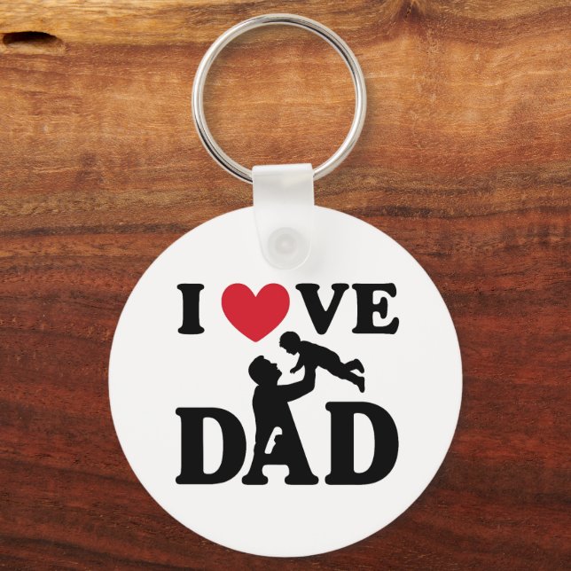 i love you dad nyckelring (Framsida)