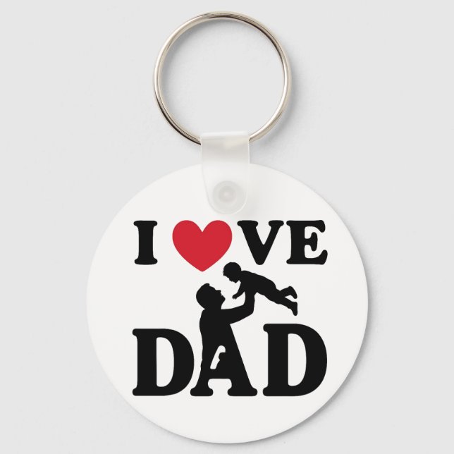 i love you dad nyckelring (Framsida)