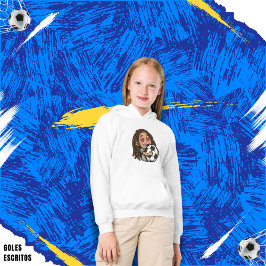 I love you football, woman with dreadlocks t shirt