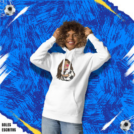 I love you football, woman with dreadlocks t shirt