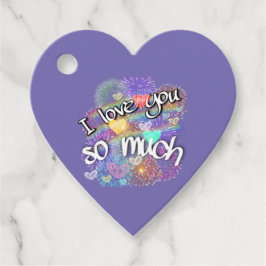 I love you gåvor etiketter