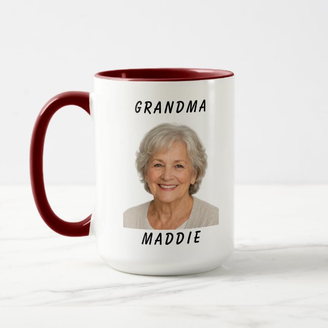 I Love You Grandma | Grandparents Day Mugg (Vänster)